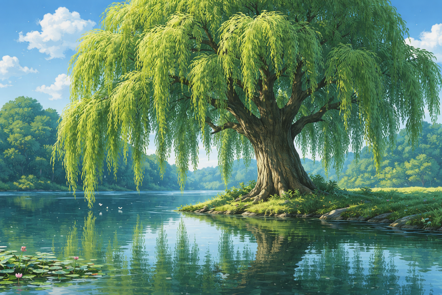 O espelho do salgueiro