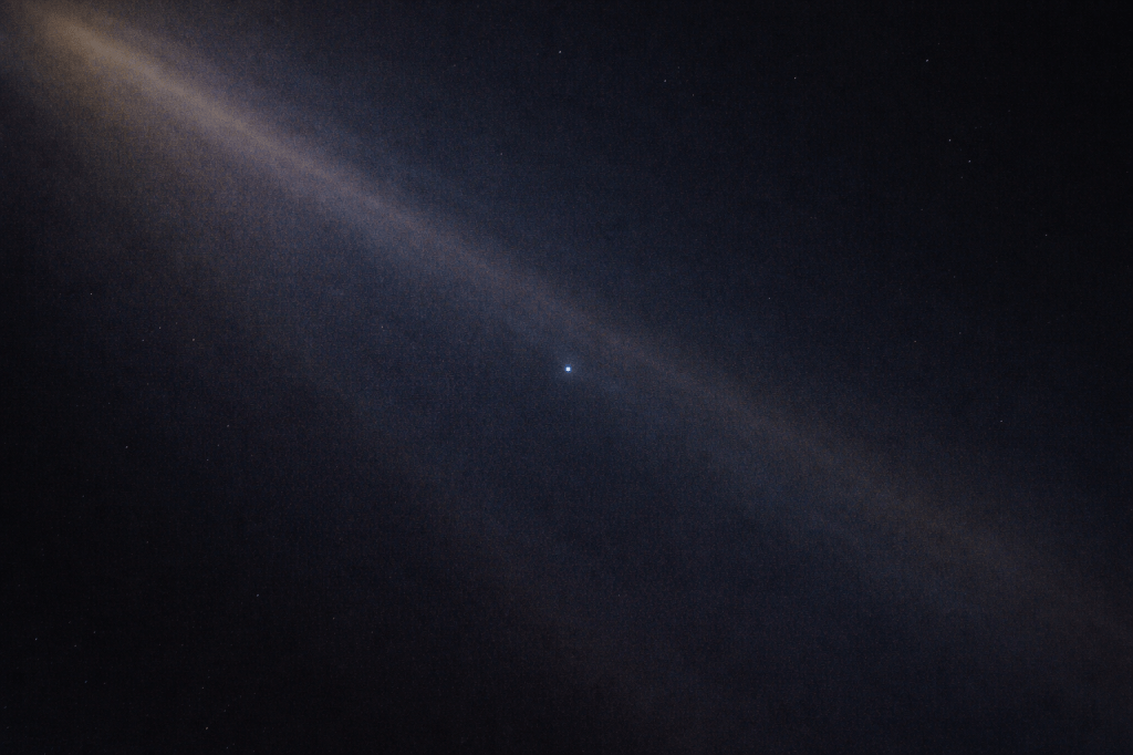 O pálido ponto azul